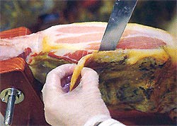 como cortar jamon