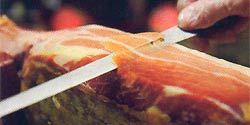 como cortar jamon serrano